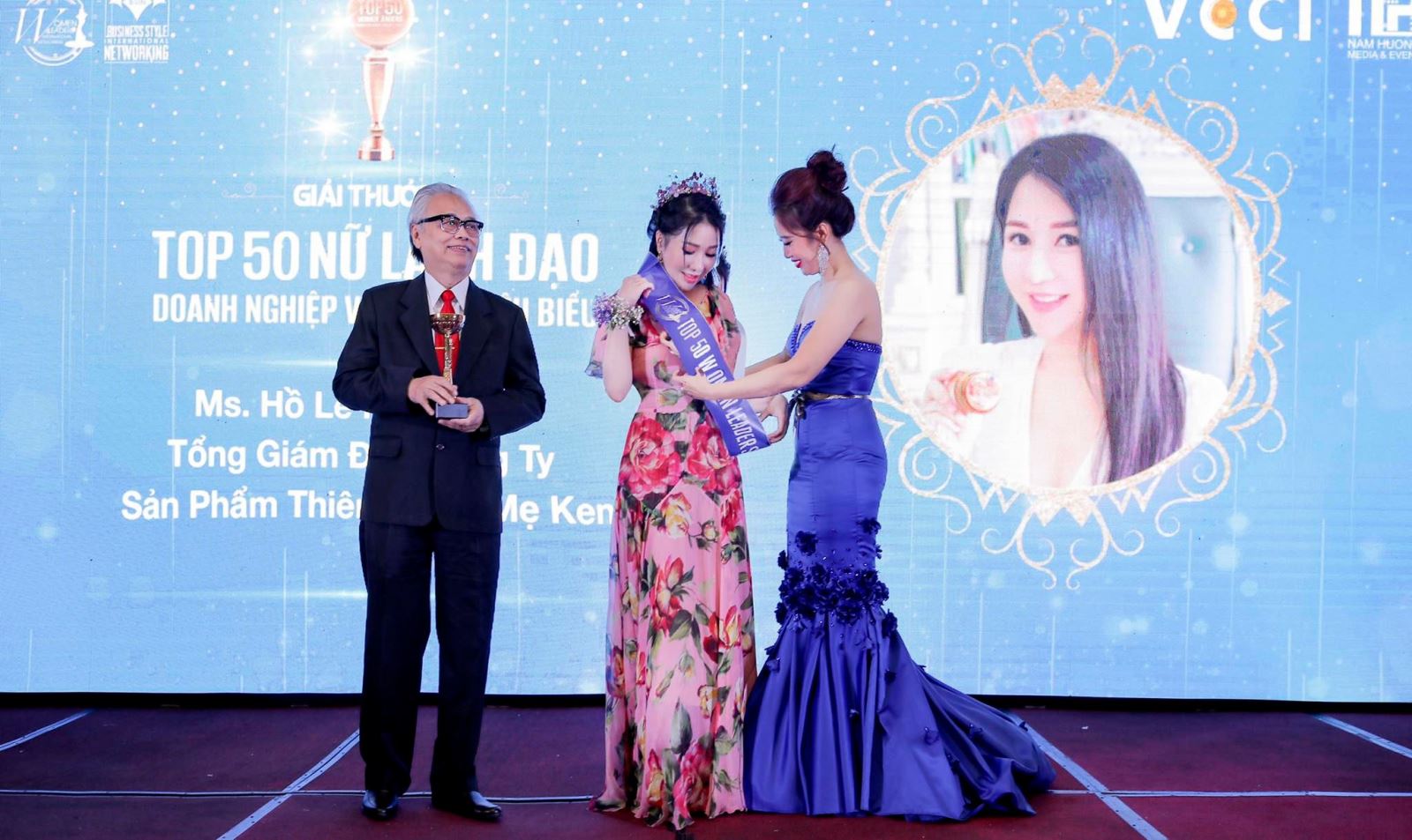 Nữ hoàng Doanh nhân Đất Việt Hồ Lê Minh Châu nhận giải thưởng Top 50 Nữ lãnh đạo Doanh nghiệp Việt Nam tiêu biểu 2020